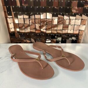 Le Chateau Dusty Pink Sandal w Gold Coloured Dot Size 40 (10)